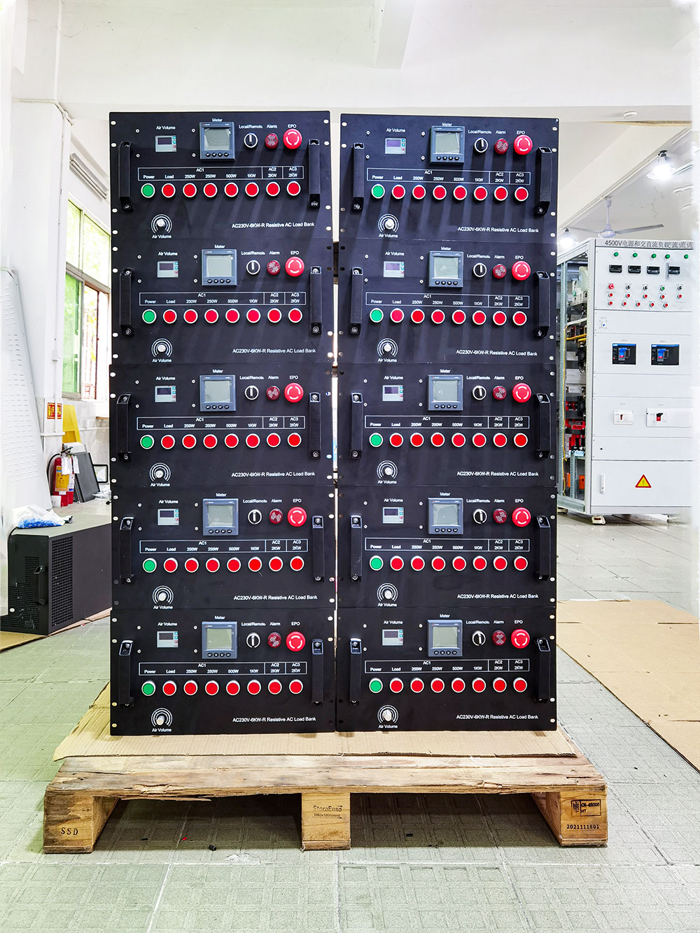 GROADA-AC230V-6KW-R机架式负载箱